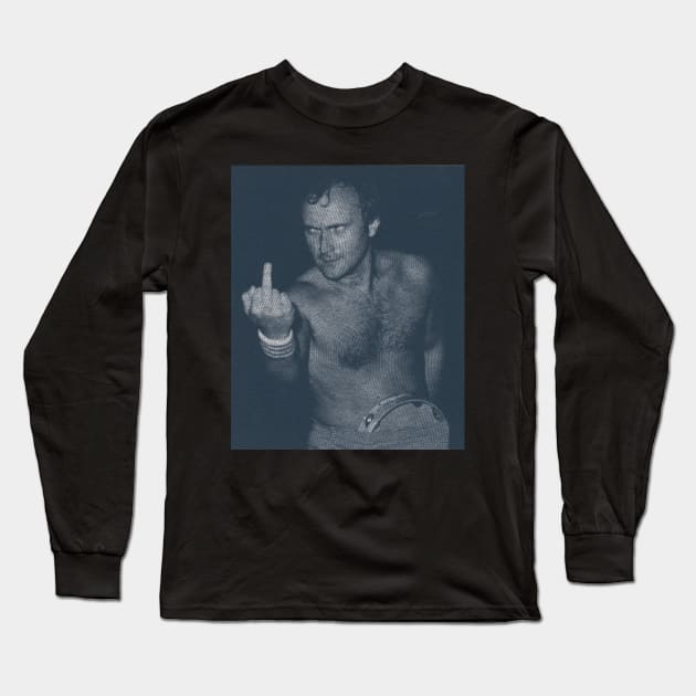 Phil Collins - BEST SKETCH DESIGN Long Sleeve T-Shirt by Wild Camper Expedition